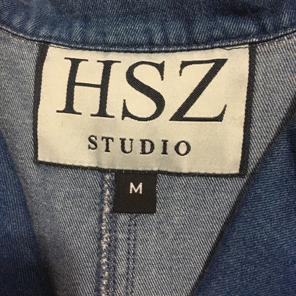HSZ Studio Denim Sleeveless Romper - Picture 7 of 16